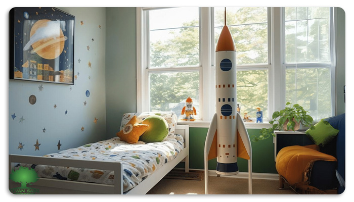 طراحی فانتزی اتاق خواب کودک