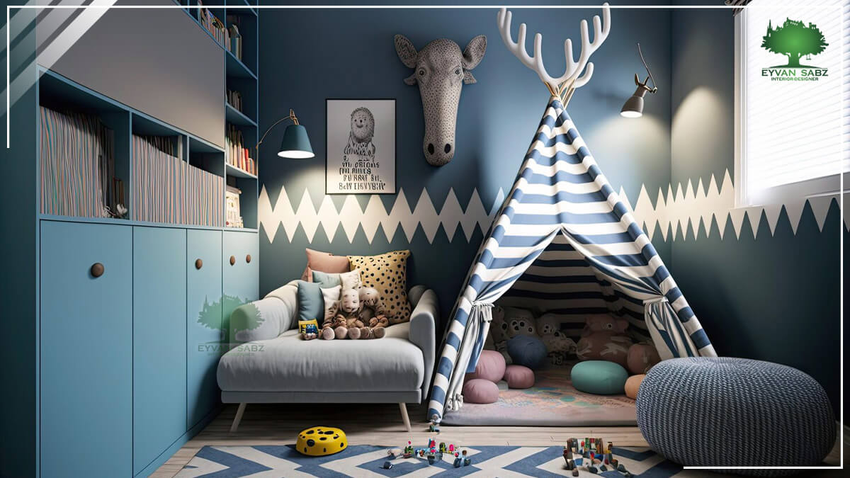 طراحی داخلی اتاق خواب کودک