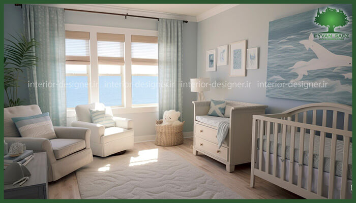 طراحی دکوراسیون اتاق کودک به سبک مینیمال