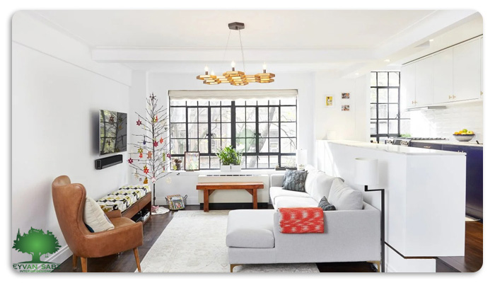 چیدمان خانه های کوچک اپارتمانی