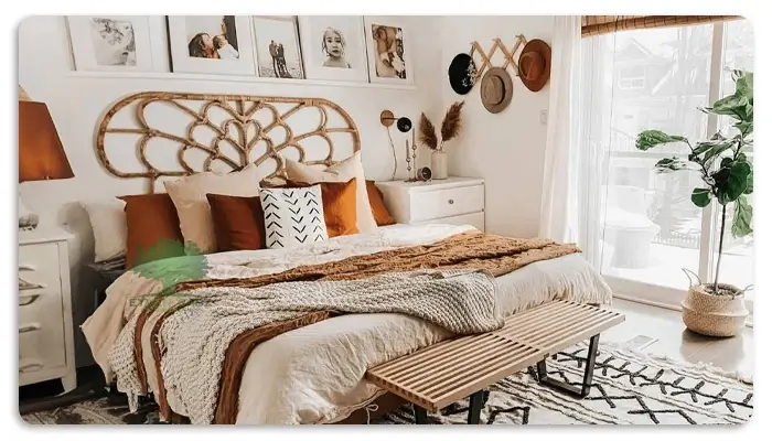 سبک بوهمین در طراحی داخلی اتاق خواب