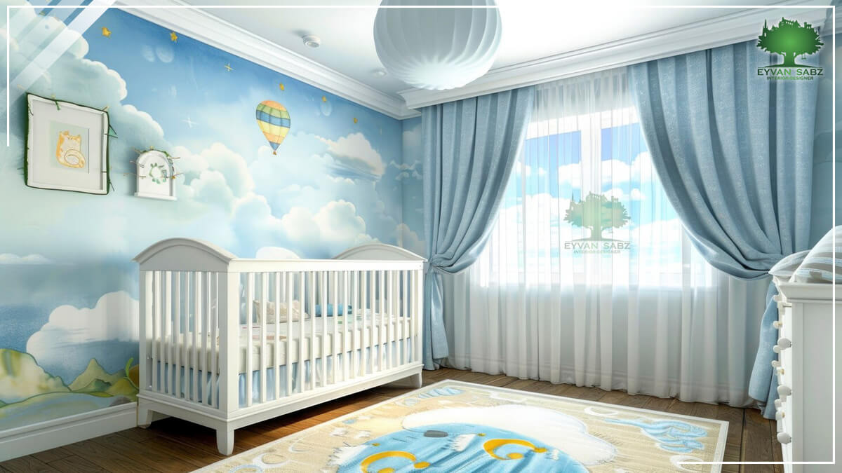 رنگ مناسب اتاق خواب کودک
